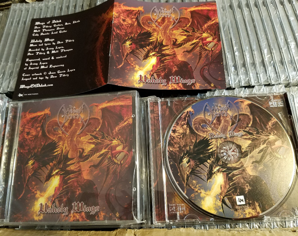 Unholy Wings Jewel Case CD by Wings of Dahak